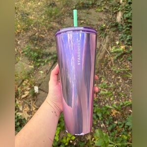 Shiny Purple Starbucks Tumbler